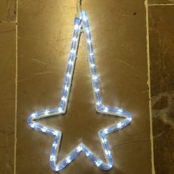 Led ışıklı uzun yıldız figürü