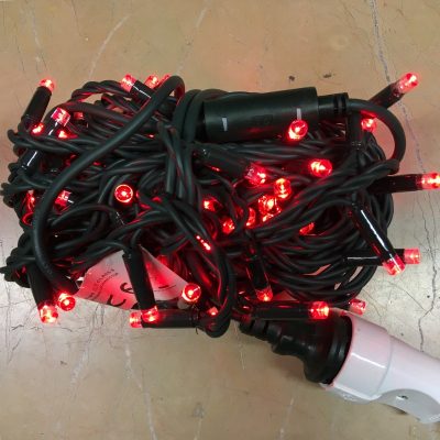 İp led ışık IP65 eklenebilir kırmızı ışık yeşil kablo 100 led