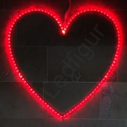 Led ışıklı kalp figürü 90cm