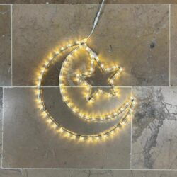 Led ışıklı hilal figürü 35cm