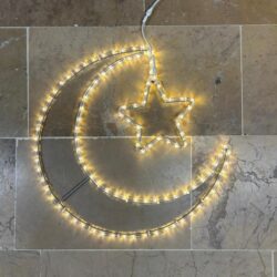 Led ışıklı hilal figürü 50cm