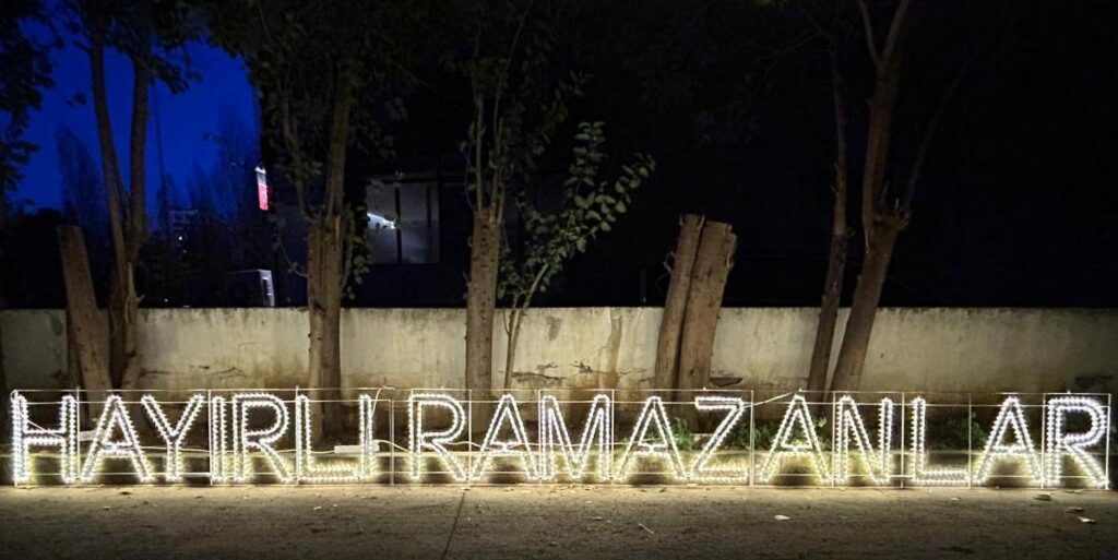 Işıklı Hayırlı Ramazanlar yazısı (2)