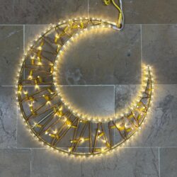 Led ışıklı hilal figürü 70cm içi ışıklı (1)