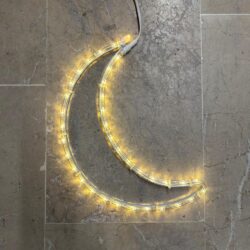 Led ışıklı hilal figürü 35 cm
