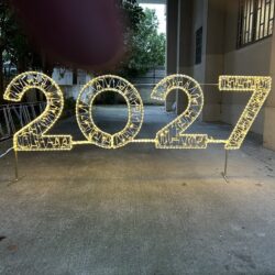 Led ışıklı 2027 yazısı